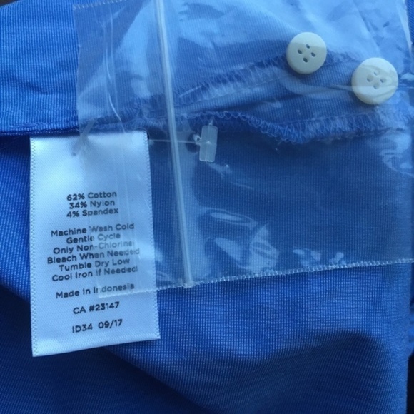 Talbots Boat Neck Round Foldable Collar Shirt XS - Picture 2 of 7